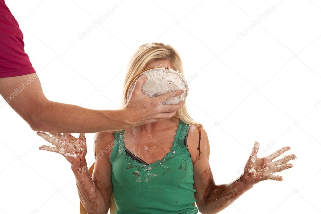 A pie in the face