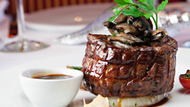 Carnival dinner menu steak