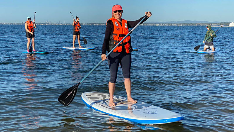 Businesses getting on board with stand up paddling