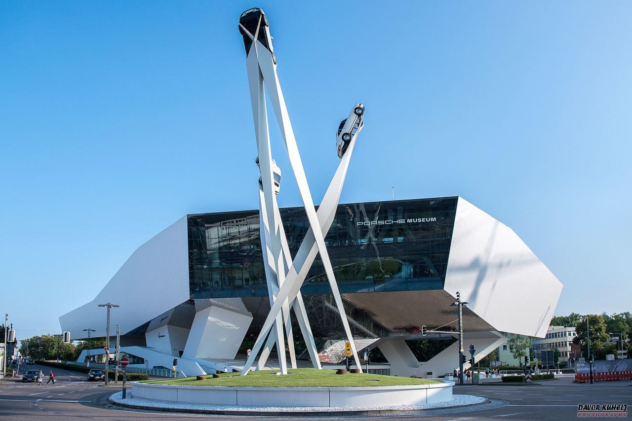 A flying start for porsche museum