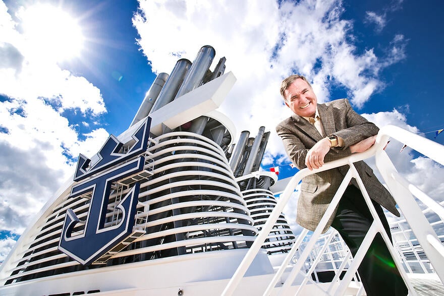 Advisors praise fain as he departs royal caribbean