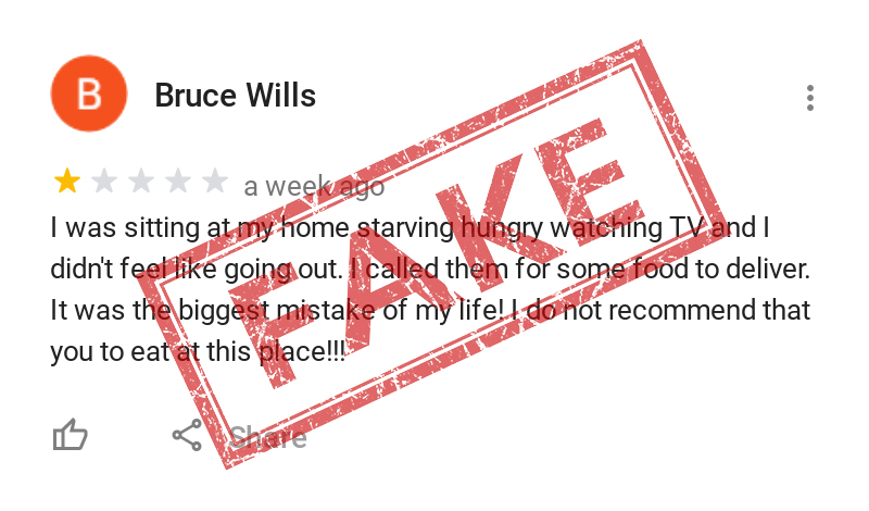 Beware fake reviews on critic sites