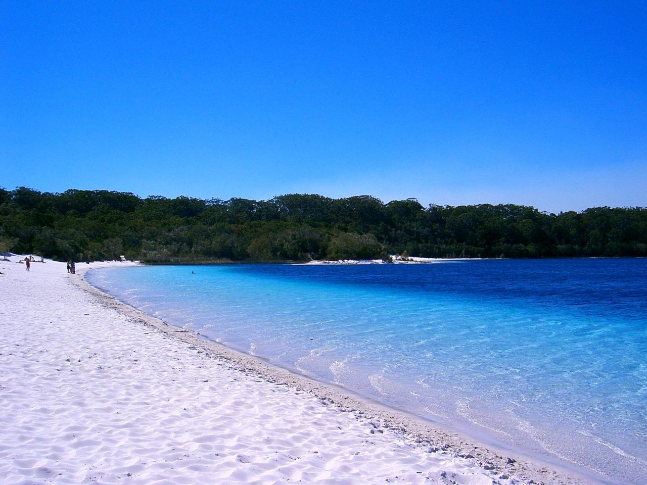 Fraser island brisbane sand lake beaches white queensland islands beach australia cooloola fresh water coast along sunset europe tags