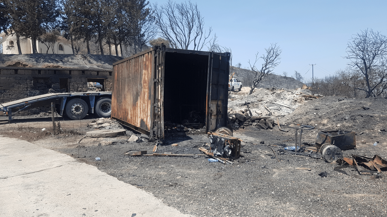 Carnival officials assess fire damage