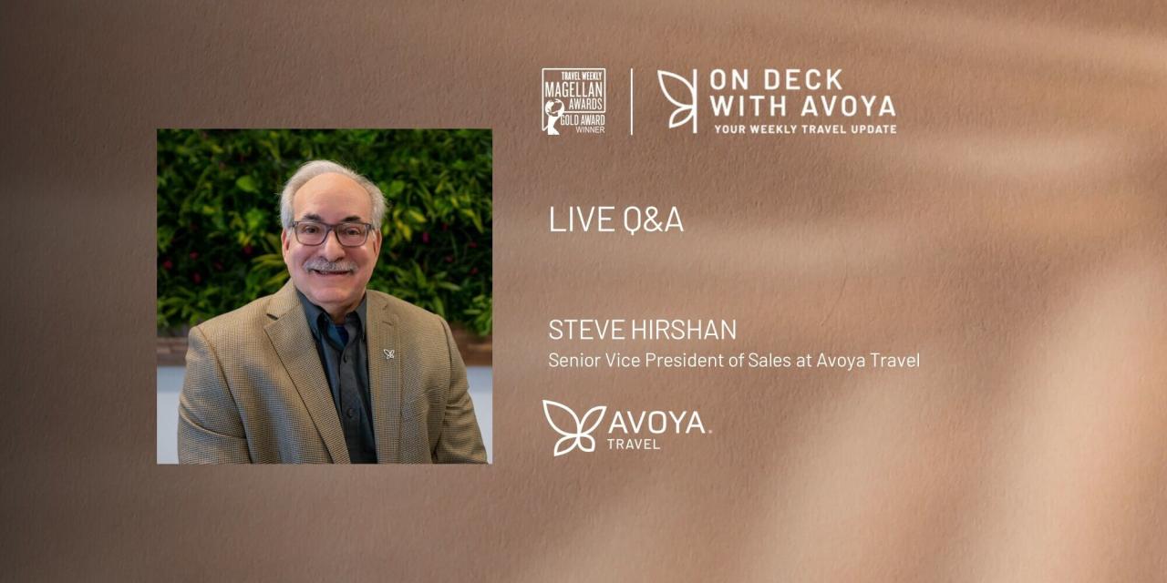 Avoya travel quick q with jeff anderson