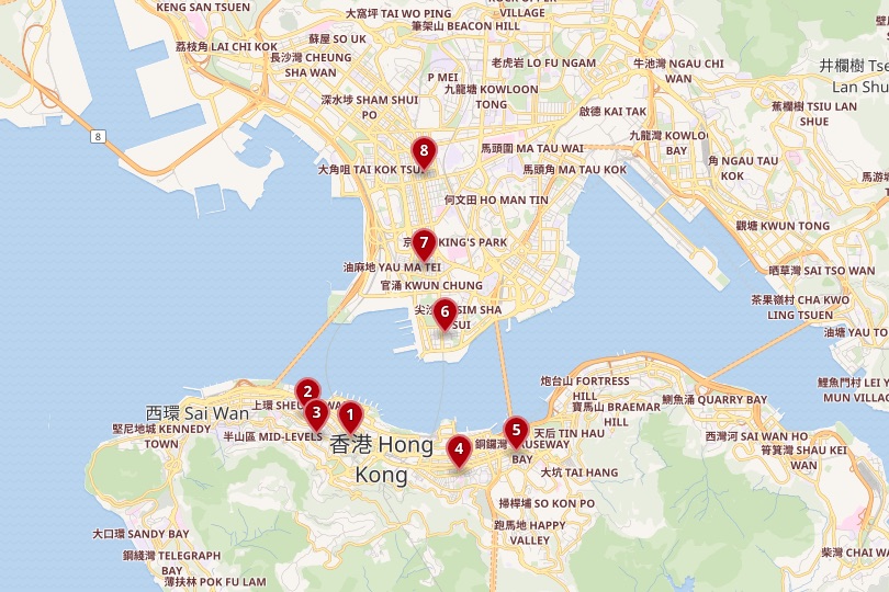 Authentic hong kong neighborhoods reveal a colorful tapestry