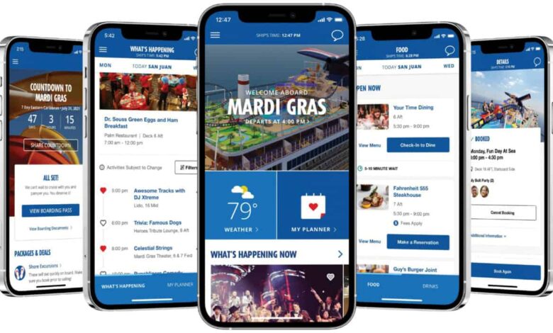 Carnival adds pre cruise functions to app