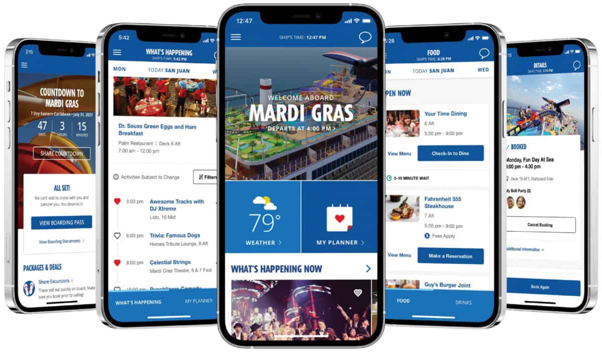 Carnival adds pre cruise functions to app