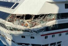 Carnival ships collide in cozumel