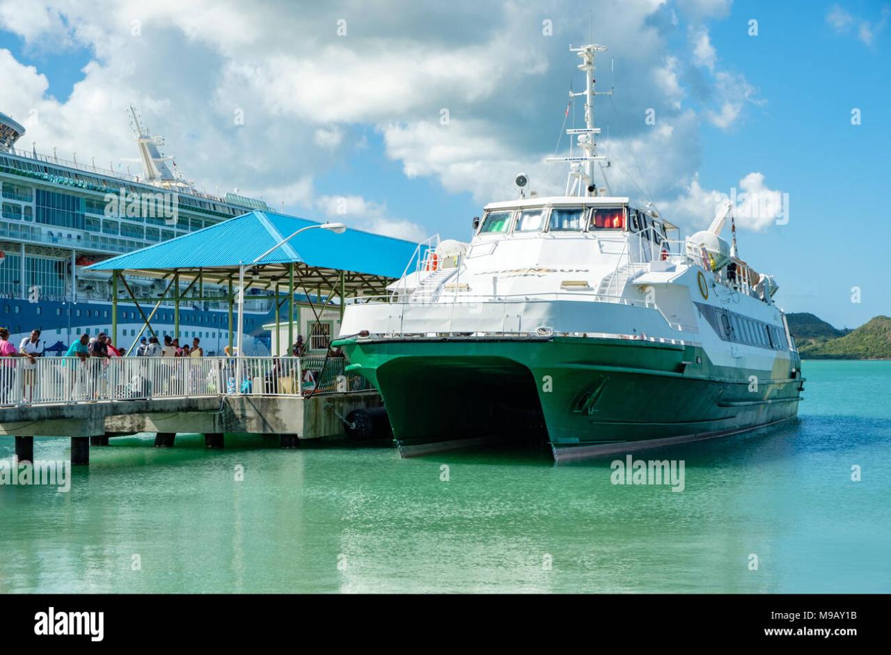 Antigua montserrat ferry suspends service