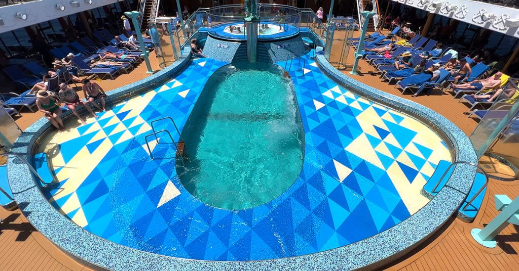 Mardi gras waterworks pools cruise onboard cruisesonly cruises entertainment cruiseline 1167