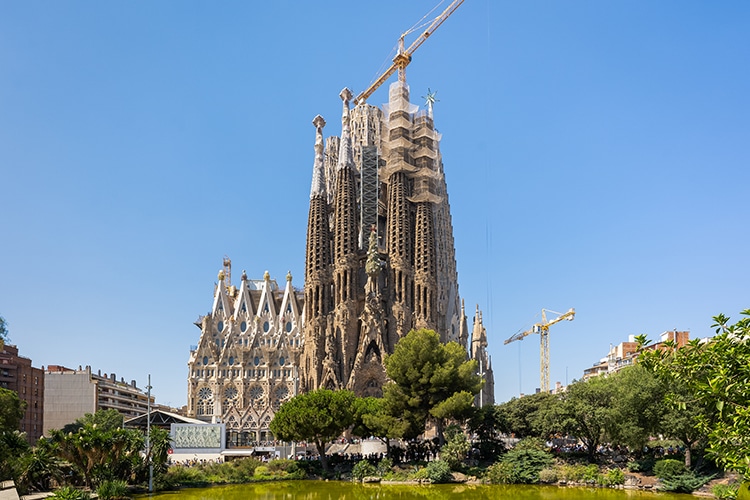 Barcelona s la sagrada familia nearing completion