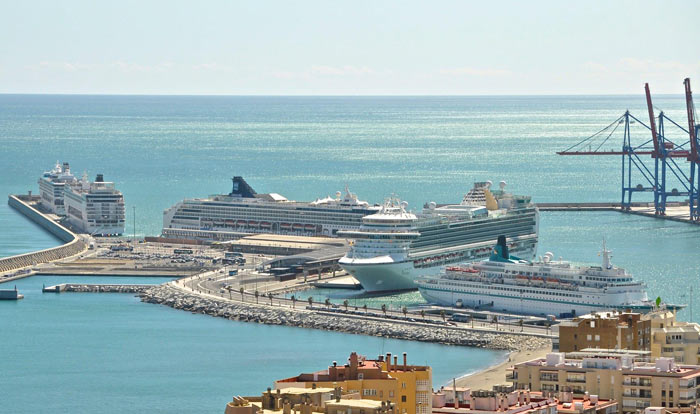 A cruise call in malaga