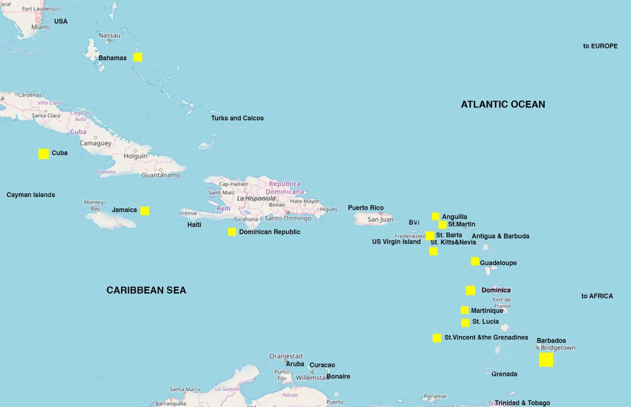 Barbados britannica encyclopædia physical