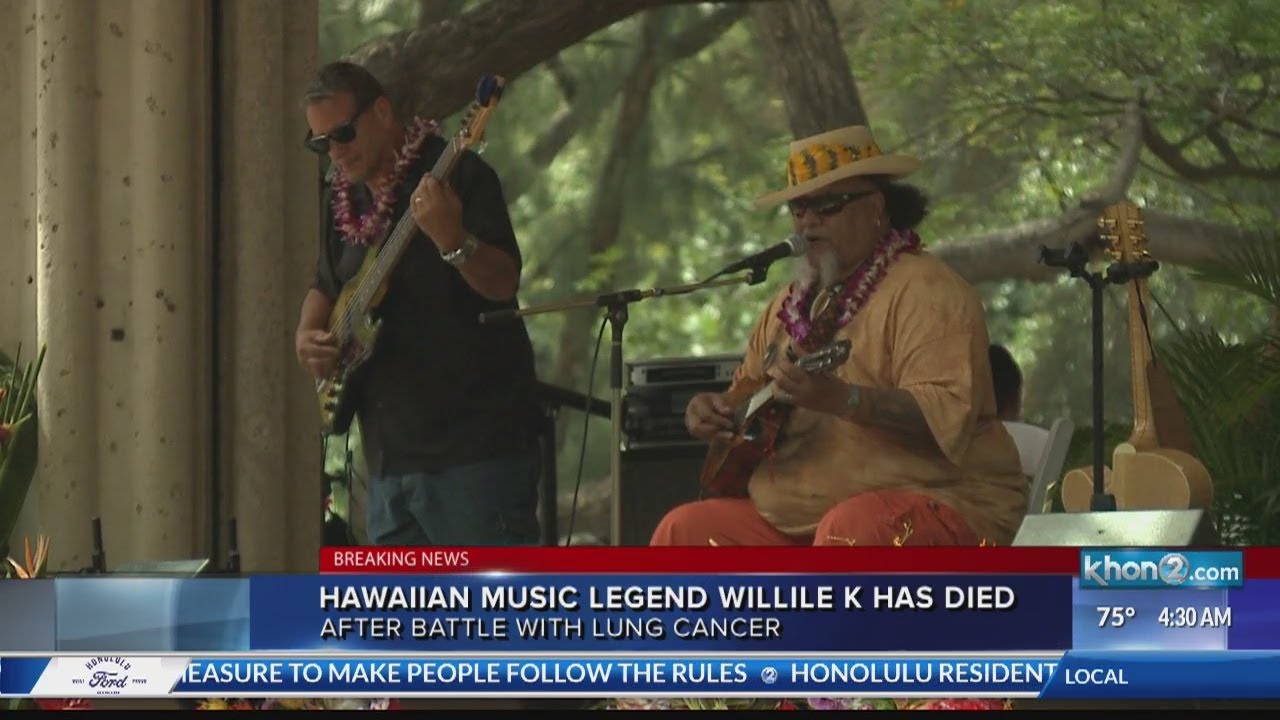 Acclaimed hawaiian musician willie k dies