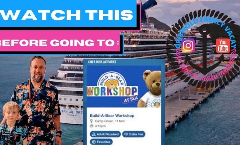 Build a bear comes aboard carnival ships