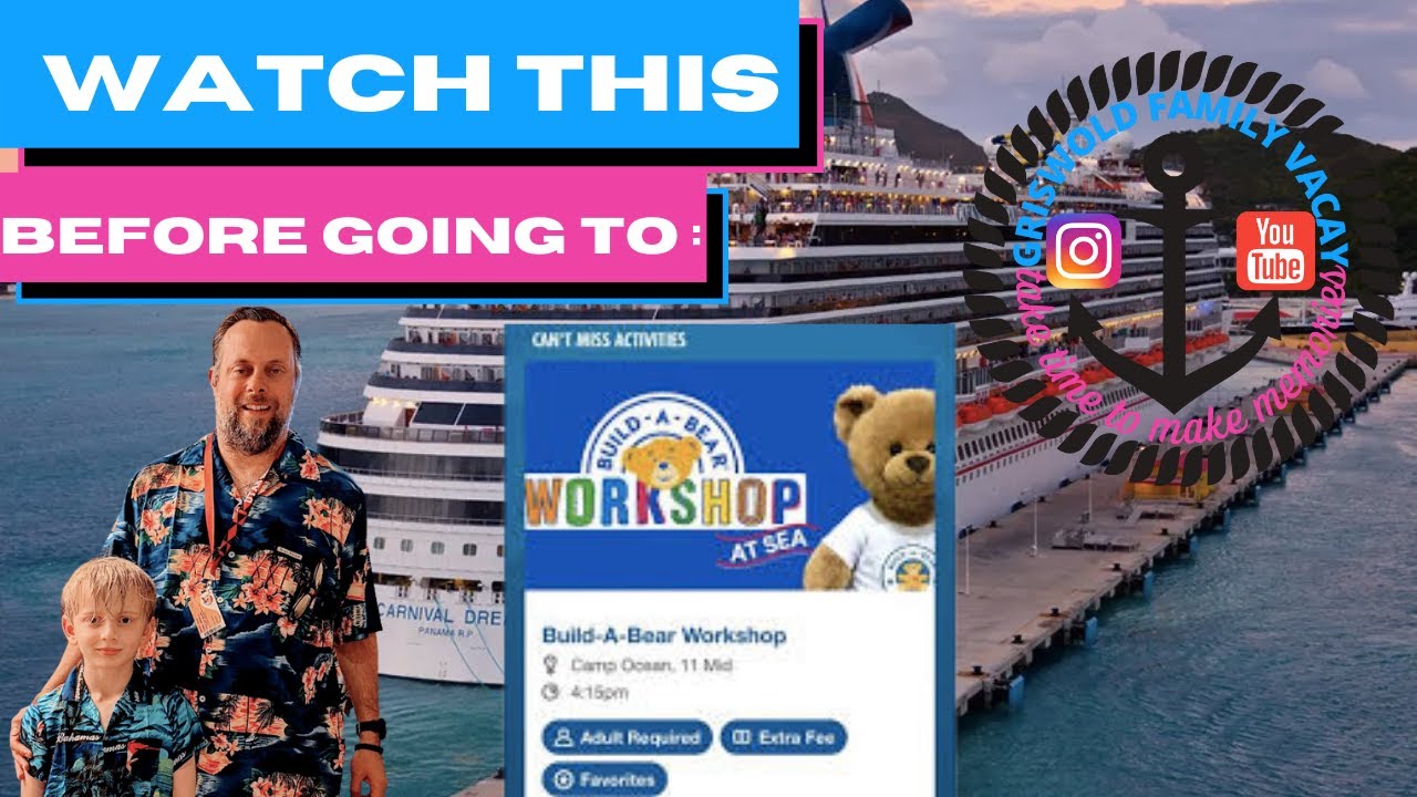Carnival cruise118 Build a bear comes aboard carnival ships