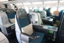 Business upgrade available through aer lingus vacation store