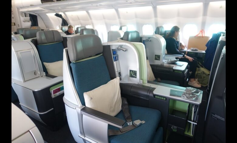 Business upgrade available through aer lingus vacation store