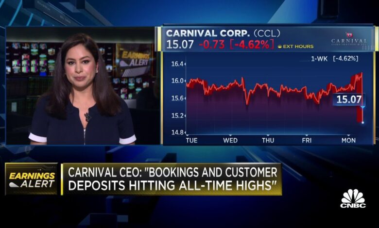 Carnival beats the heat earnings revenue increase in q3