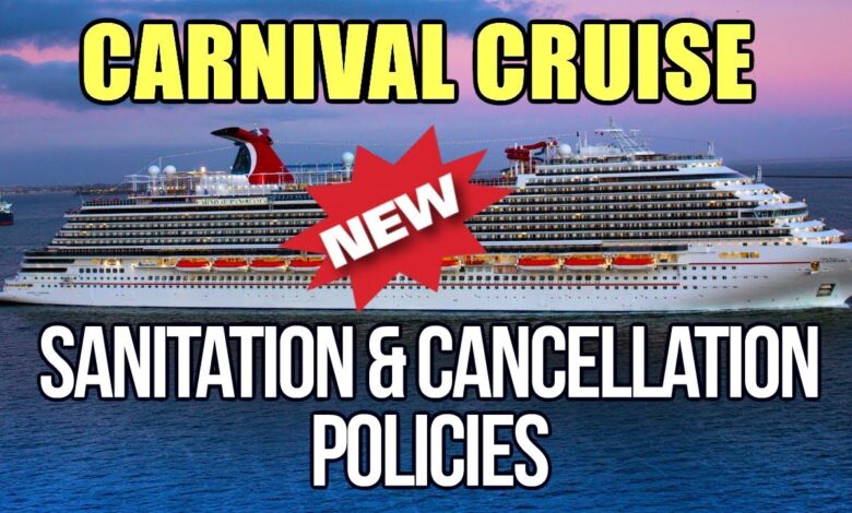 Carnival cancellations follow no sail order extension