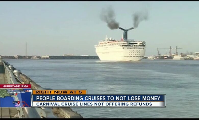 Carnival cancels another cruise due to hurricane