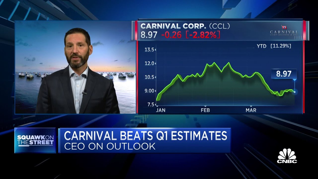 Carnival corp ceo says wave rolled into spring