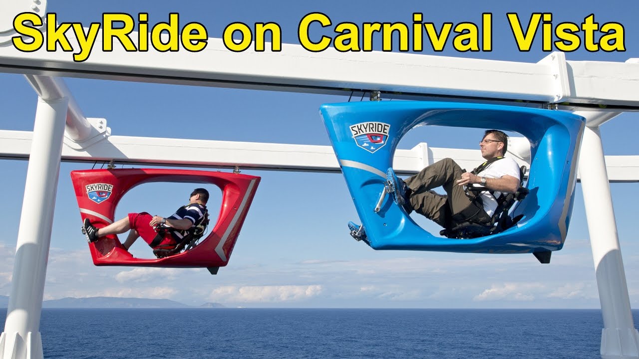 Carnival cruise skyride vista Carnival on the right track with skyride