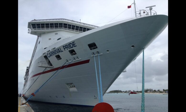 Carnival pride will be back in baltimore after tampa stint