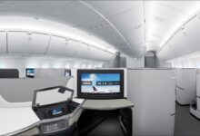 Class business canada air 777 flight review 300er seat first seating cabin like flat lie american express