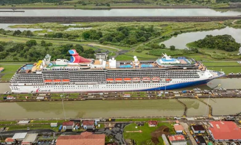 A widened panama canal will accommodate bigger cruise ships