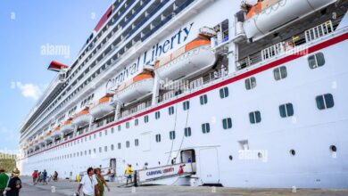 Carnival liberty cruise ends in st thomas