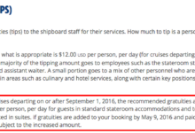 Carnival increasing daily gratuity charge