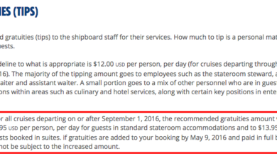 Carnival increasing daily gratuity charge