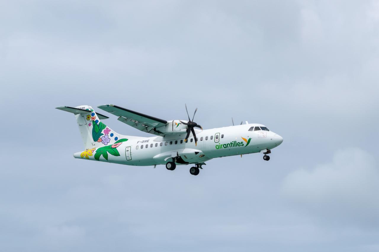 Air antilles starts antigua guadeloupe service