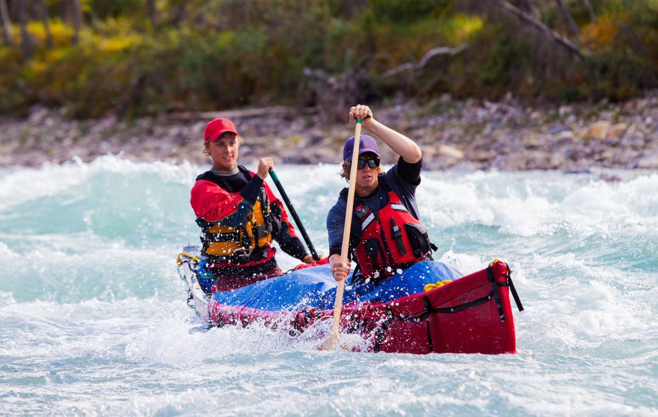 An early rise on paddling tour