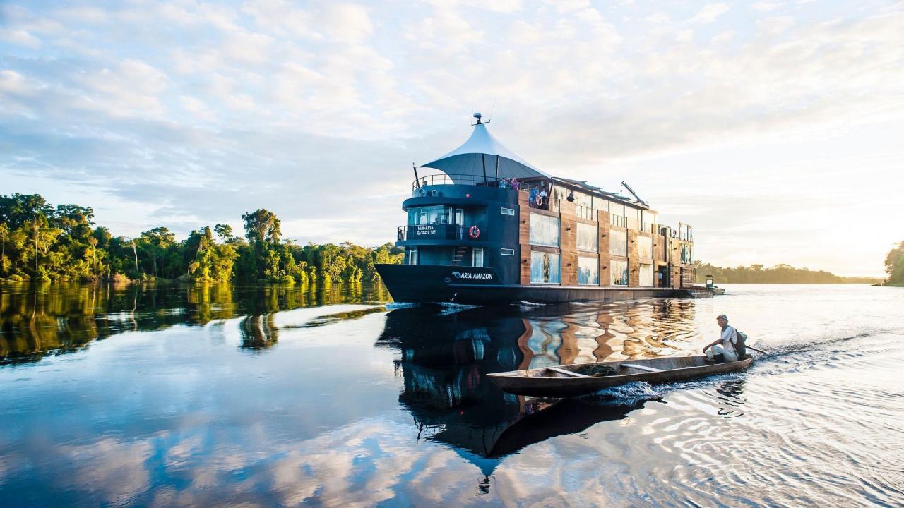 Amazon expedition cruise aqua aria peruvian night