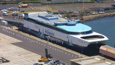 Amid protests and legal snags hawaii superferry suspends service