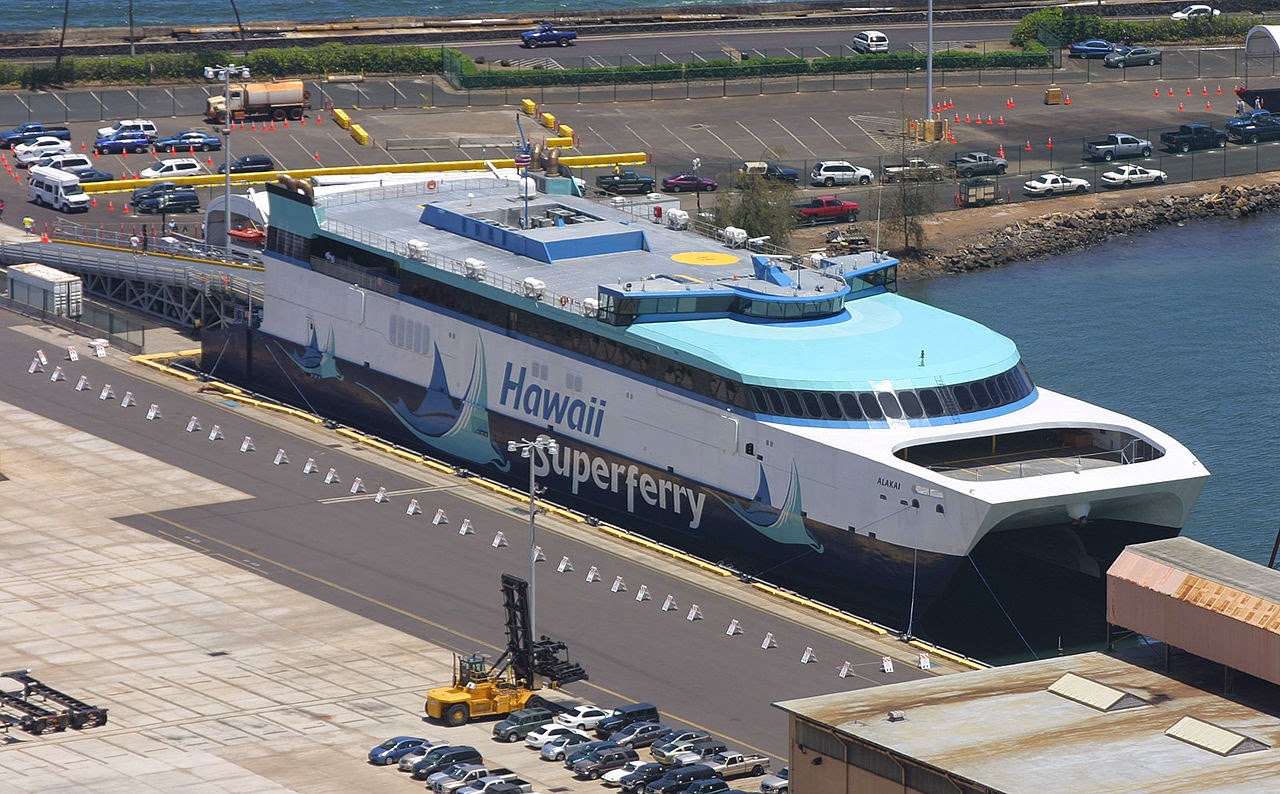 Amid protests and legal snags hawaii superferry suspends service