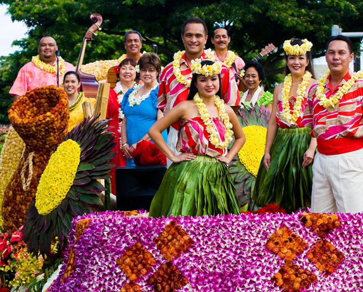 Aloha parade festivals saturday hawaiian floral events