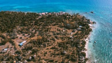 An aquatic escape via colombias mucura island