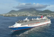 Carnival miracle fixed after collision in st kitts