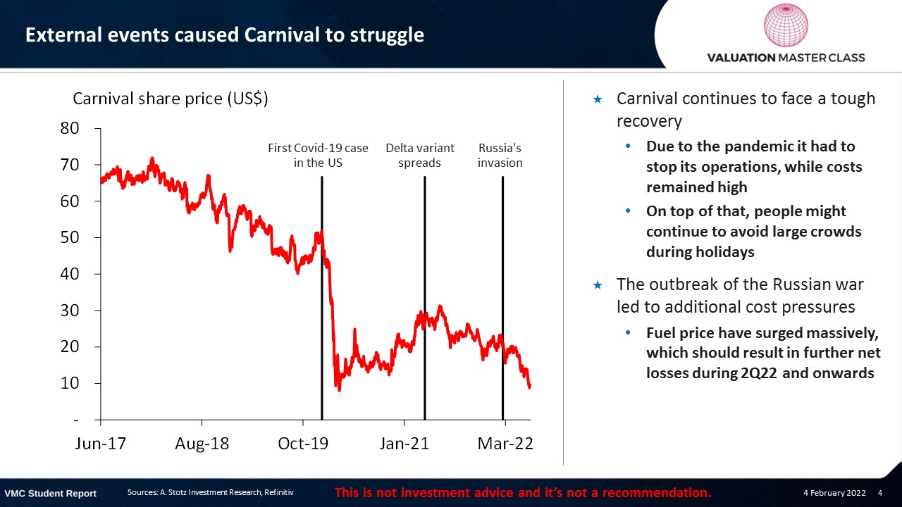Carnival eyes price stability for q4