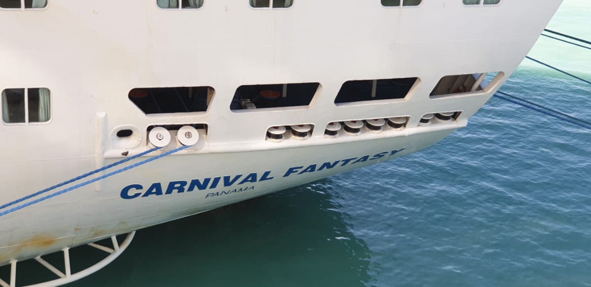 Carnival fantasy and imagination depart fleet