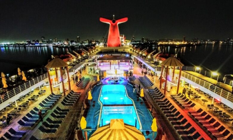 Carnival fantasy and imagination depart fleet