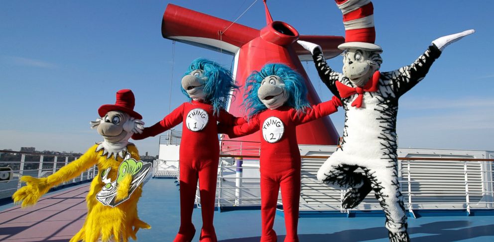Carnival seuss dr sail sets cruise lines characters Carnival inks deal to use dr seuss characters