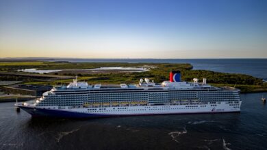 Carnival luminosa emerges drydock