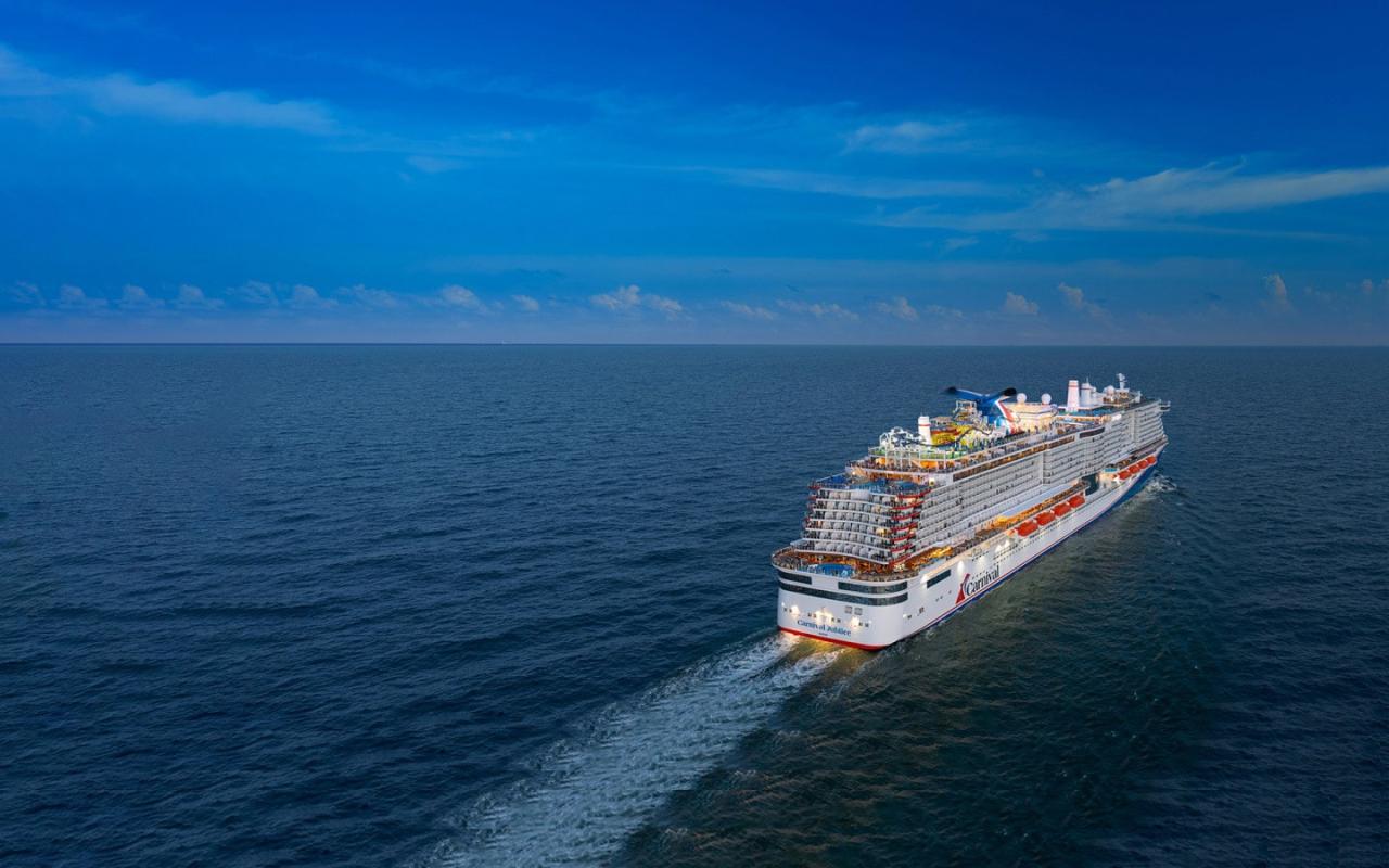 Carnival jubilee delivery delayed