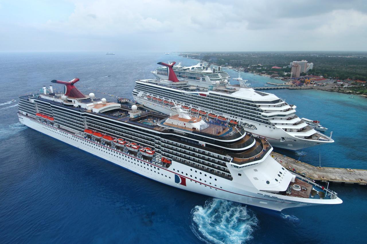 Cruise terminals canaveral cape Carnival largest ship going to port canaveral