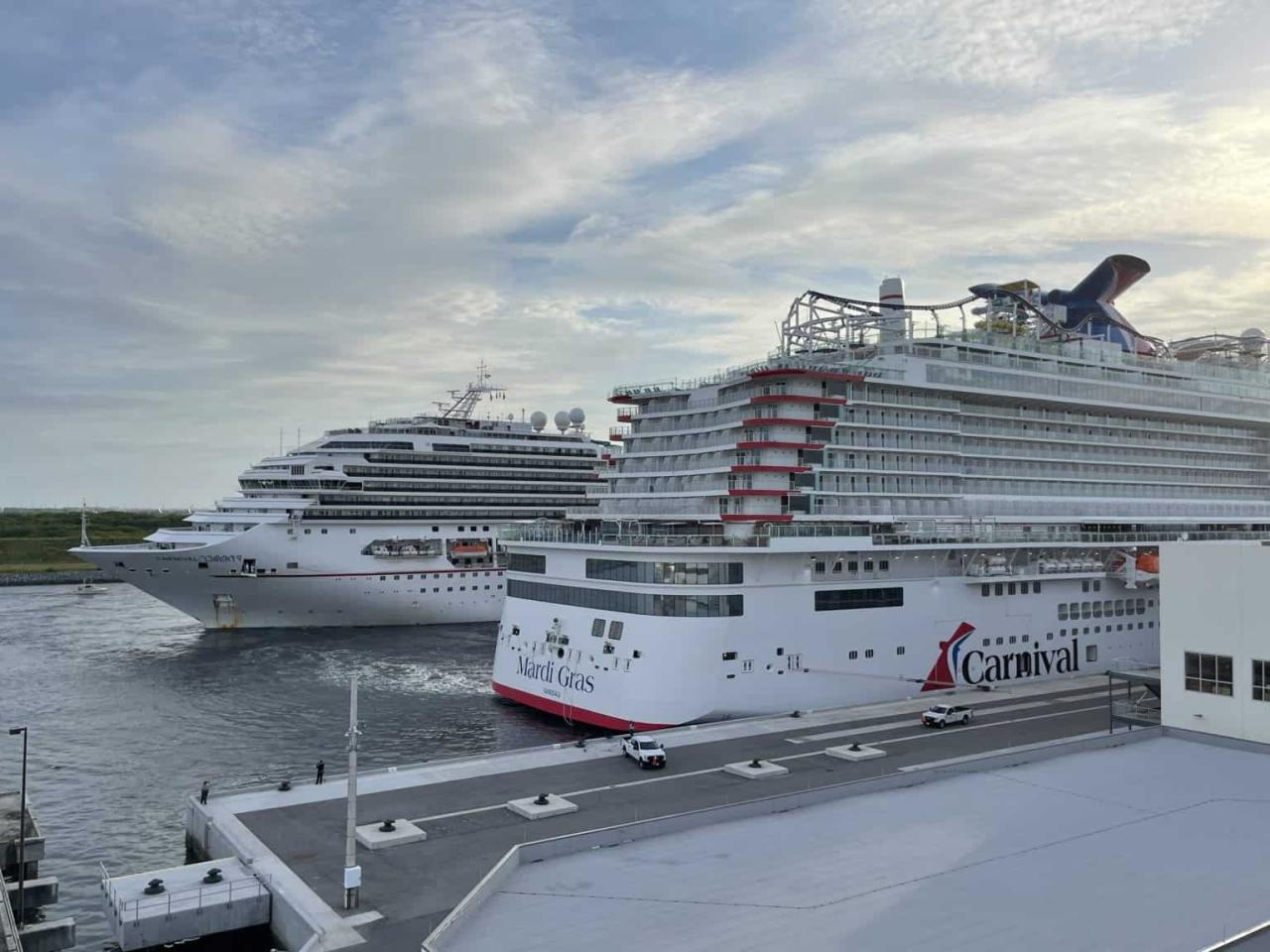 Carnival mardi gras to sail four cruises before port canaveral arrival